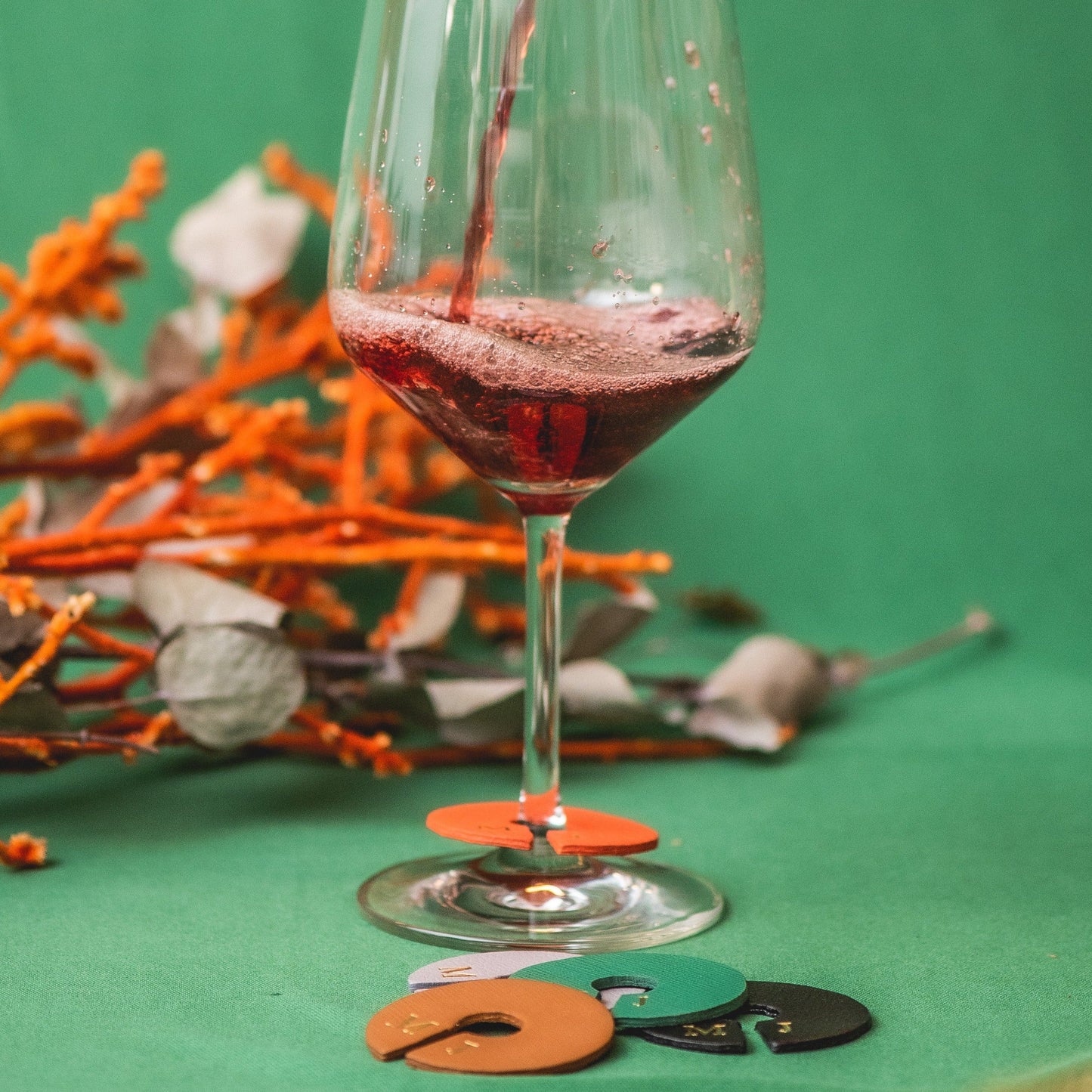 Marcadores de Taças de Vinho - Pronta Entrega